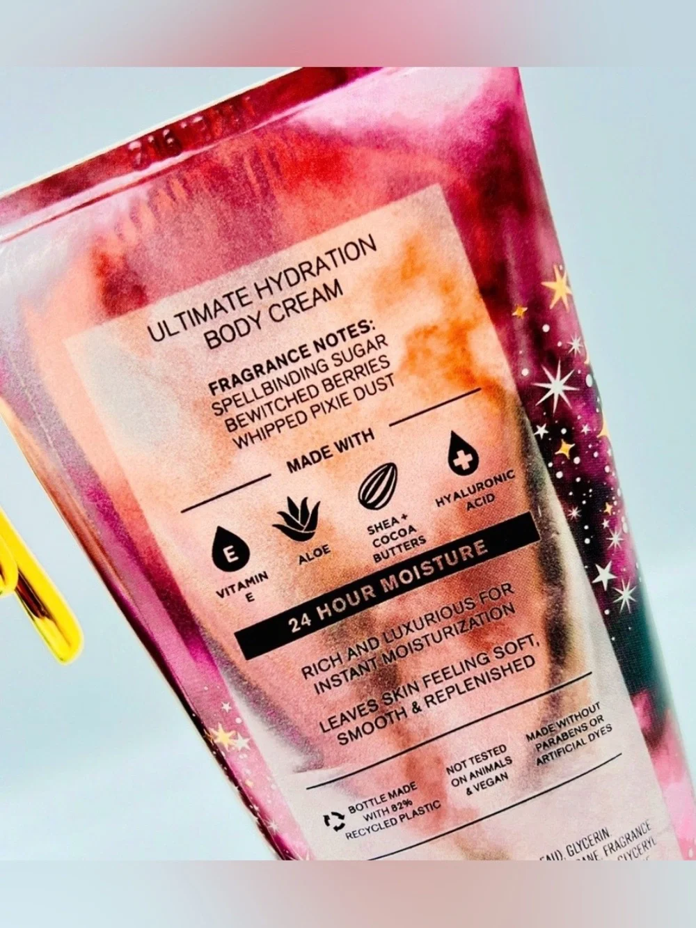Bath & Body Works dust hydration tilted
